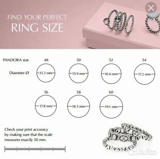 Кольцо Pandora