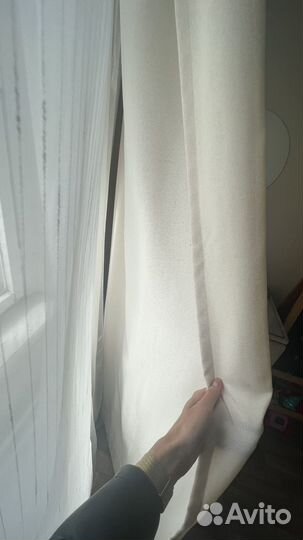 Шторы из льна в стиле икеа