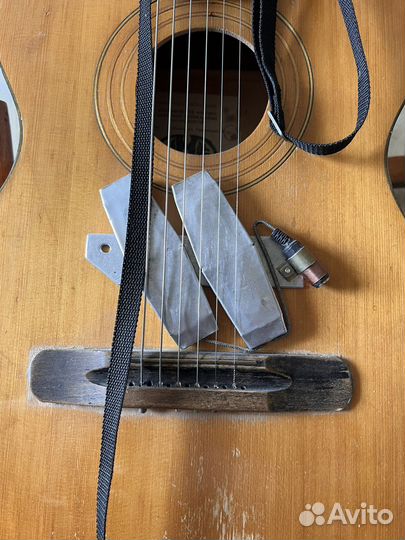 Электроакустическая Гитара Самоделка