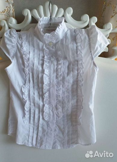 Блузка для девочки школьная