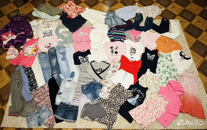 Фирменные вещи, огромный мешок 110-116,122,128