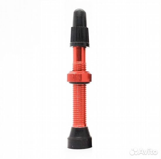 Бескамерный ниппель ColtBikes, алюминиевый, красны