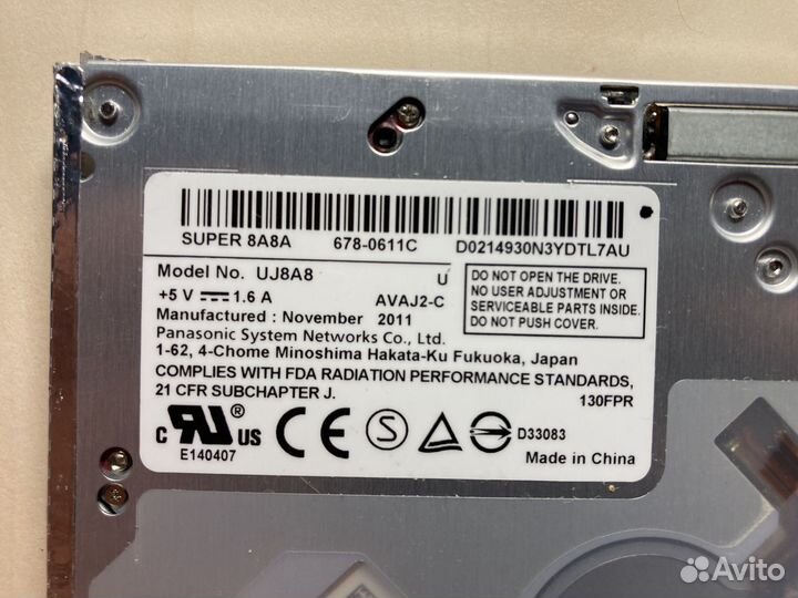 Оптический потвод UJ8A8 MacBook