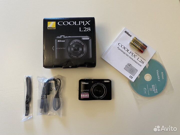 Фотоаппарат Nikon Coolpix L28 черный