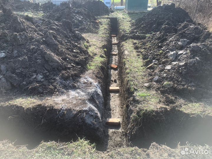 Услуги миниэкскаватора