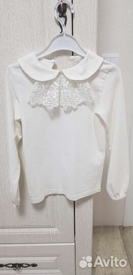 Белые блузки для девочки