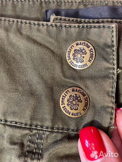 Брюки в стиле милитари Maison Scotch