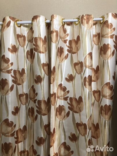 Шторы портьеры новые комплект- 2шт