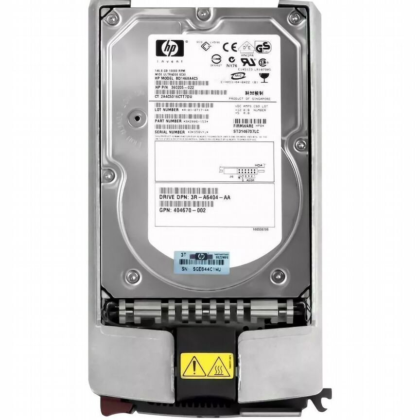 [BD1468A4C5] Жесткий Диск Hp 146,8gb U320scsi 3.5" Bd1468a4c5