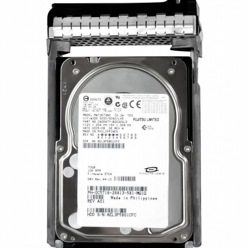 [C5716] Жесткий Диск Dell 73gb U160scsi 3.5" Hdd C5716