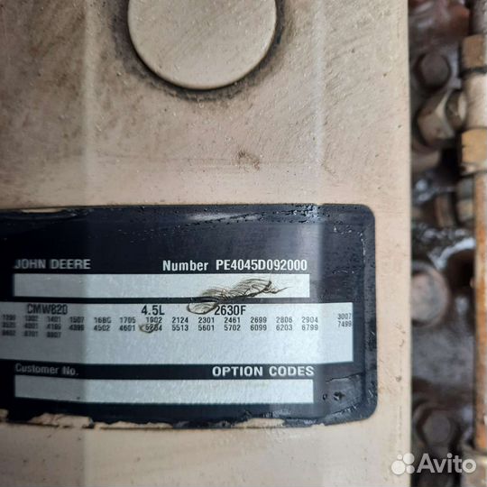Двигатель john deere 4045