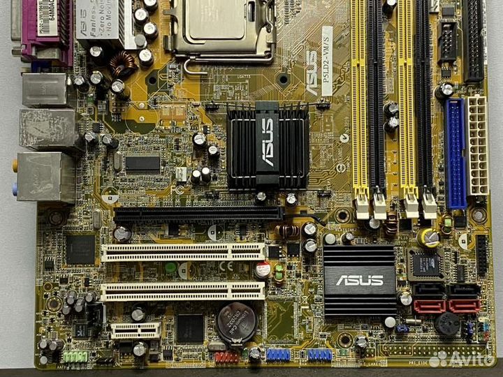 Мат плата asus P5LD2-VM S сокет LGA775