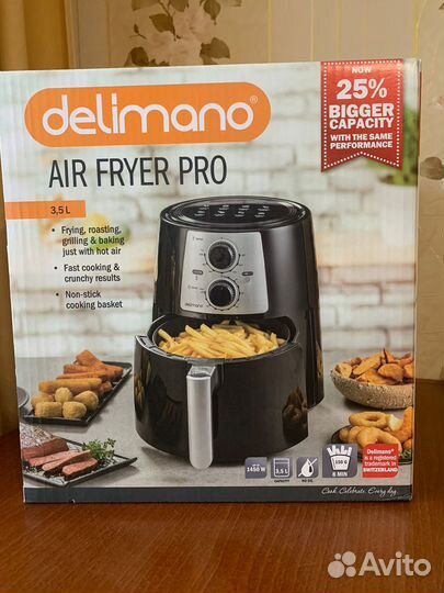 Аэрогриль Delimano Помощница про, черный