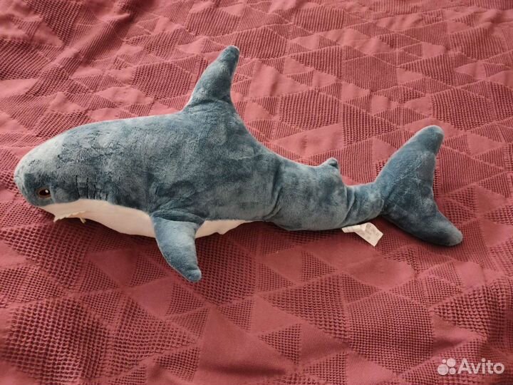 В наличии Мягкая игрушка акула 80 см