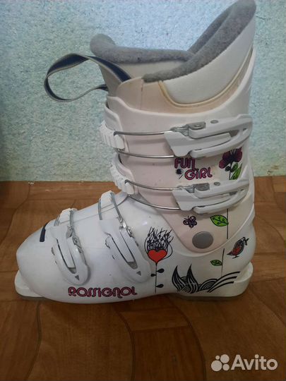 Горные лыжи детские 120 комплект