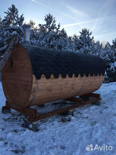 Баня бочка 4 метра