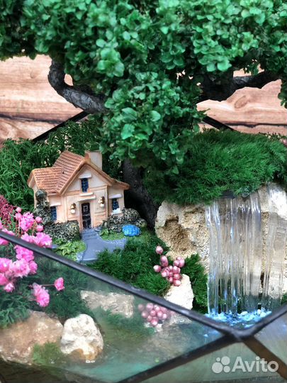 Моссариум с домиком