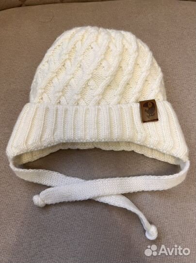 Зимняя шапочка для новорожденного