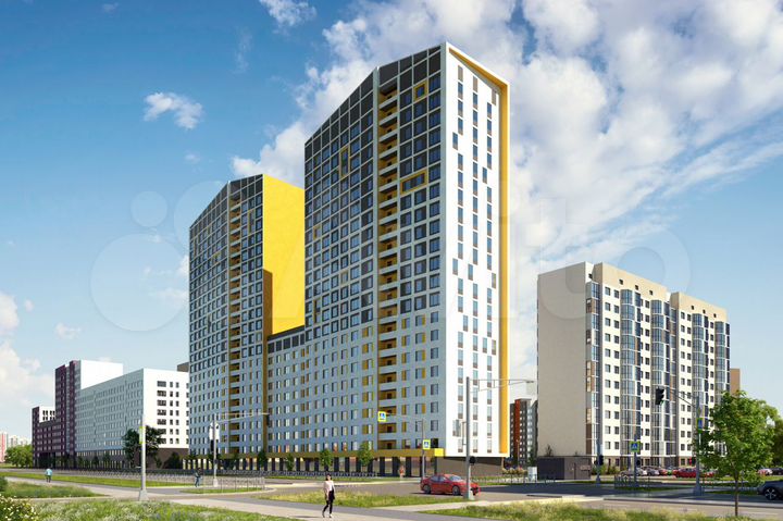 2-к. квартира, 47,8 м², 17/23 эт.
