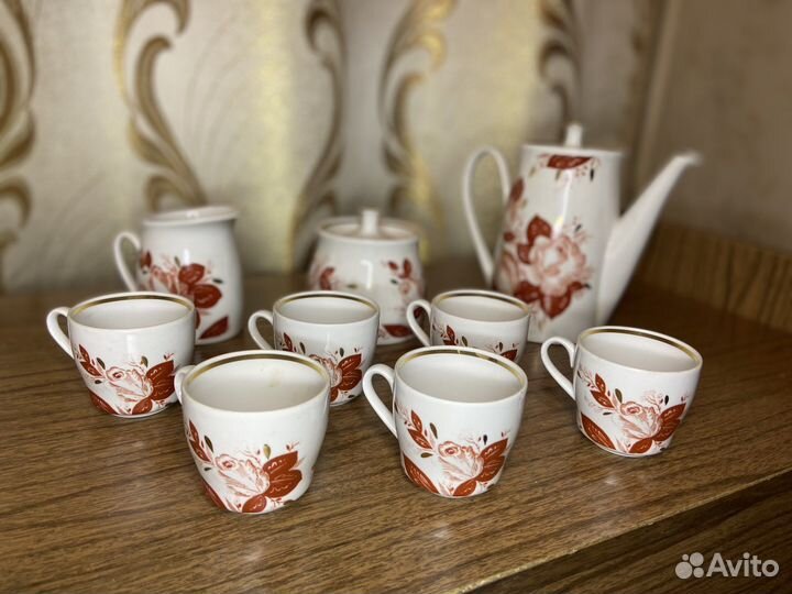Чайные и кофейные сервизы СССР фарфор