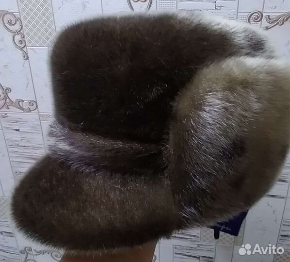 Мужская шапка с нерпы р 57