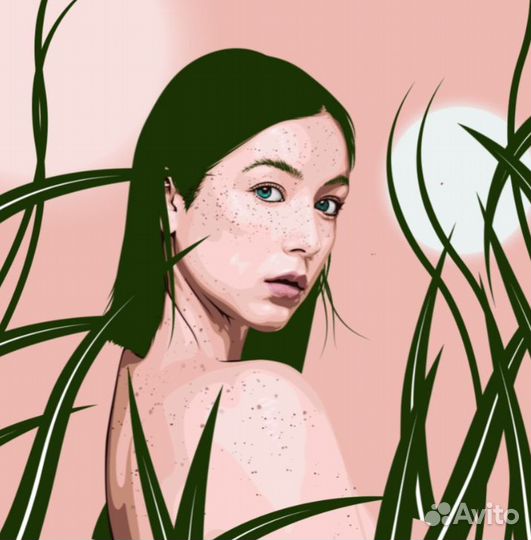 Электронный (векторный) портрет по фото