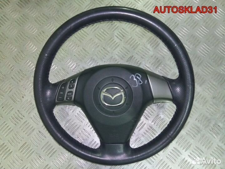 Рулевое колесо кожа 3 спицы Mazda 3 BK