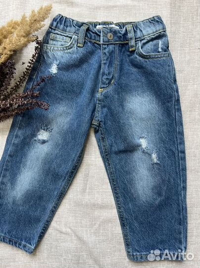 Джинсы zara для девочки 98