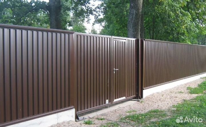 Откатные ворота заказать прочные