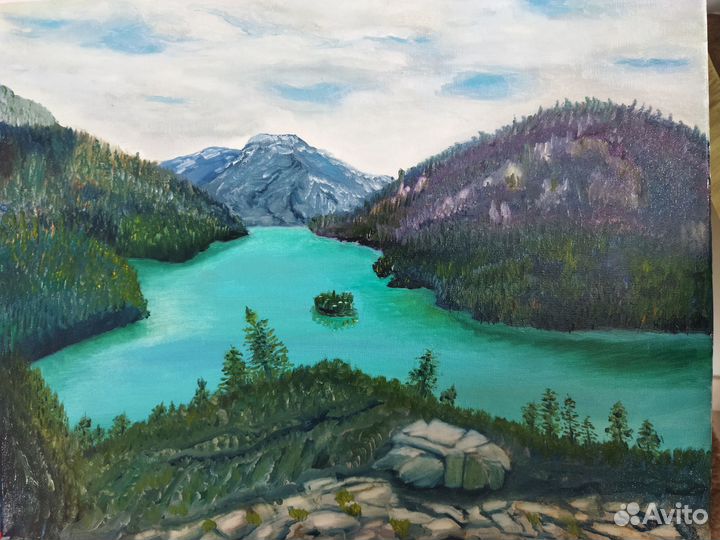 Картина Горный пейзаж