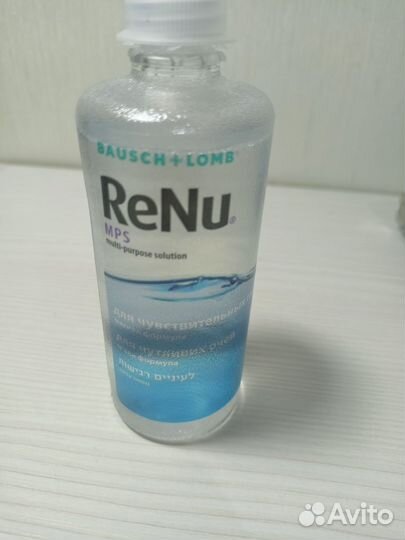 Линзы acuvue двухнедельные -4,00 и раствор renu