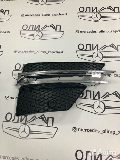 Накладка на бампер Mercedes-Benz ML W166