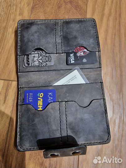Портмоне мужское натуральная кожа ручной работы