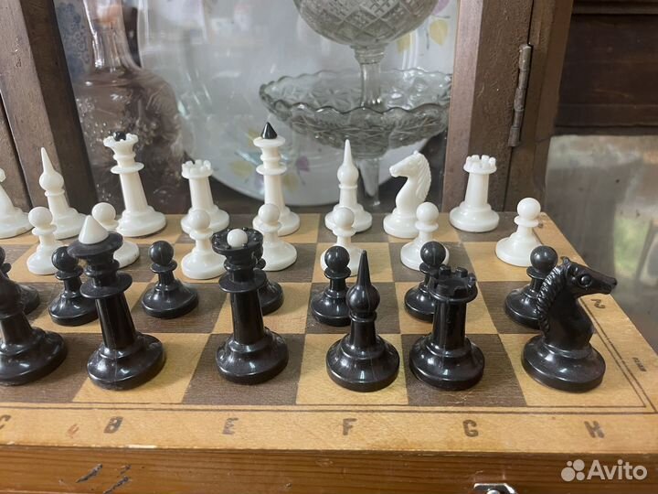 Шахматы СССР пластик