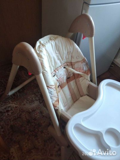 Стульчик для кормления трансформер globex космик