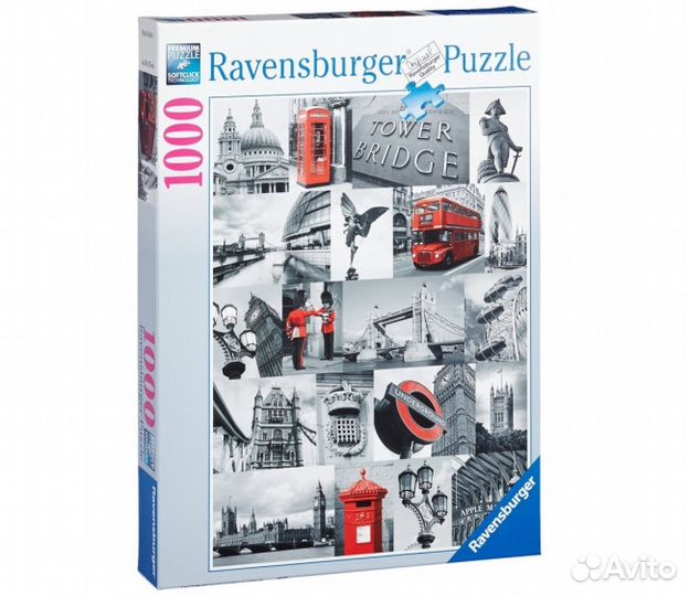 Пазл-коллаж Лондон 1000 элементов + рамка
