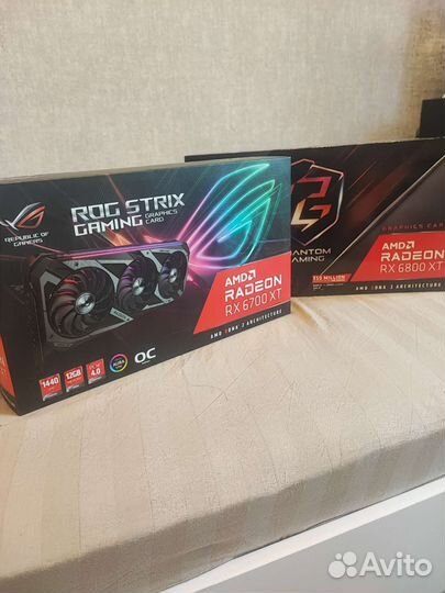 Видеокарта Radeon RX 6700xt Rog Strix
