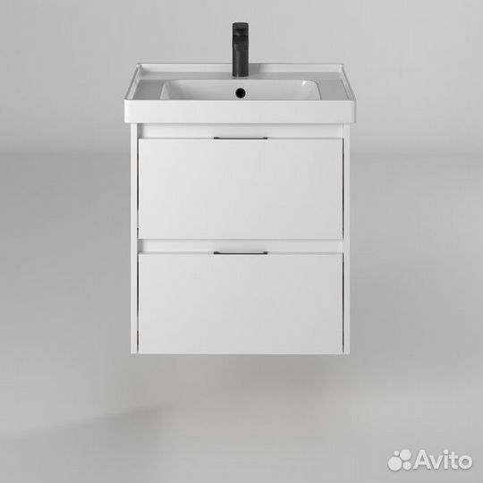 Тумба с раковиной briz Вена 55 Белый (глянец) 239 03-18060-15 00 бел