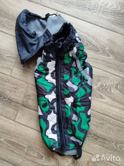 Зимний комбинезон на таксу мальчика