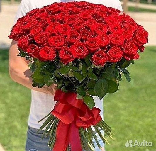 Высокие розы Доставка цветов