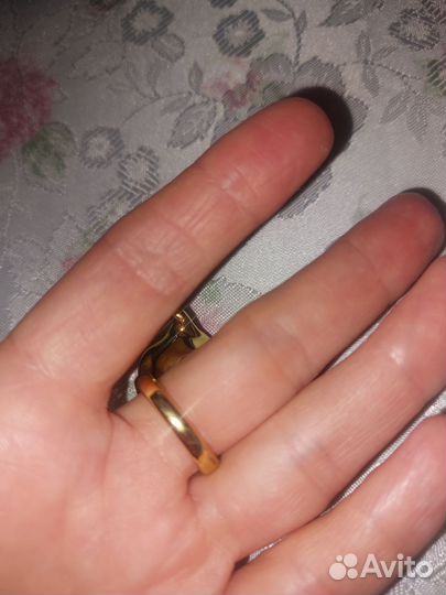 Дизайнерское кольцо, винтаж, 17 размер