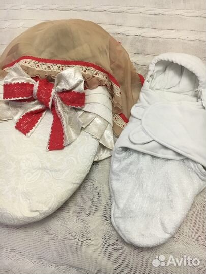 Зимний конверт для новорождённого