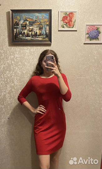 Платье трикотажное женское