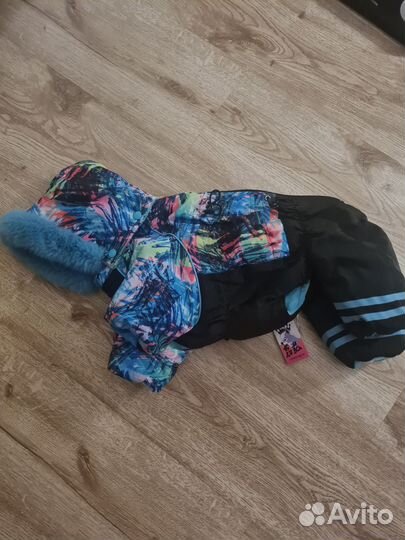 Зимний комбинезон для средней собаки