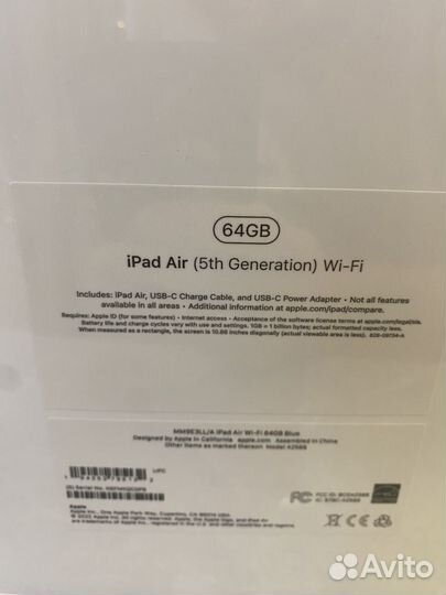 Новый iPad Air 5 64Gb Wi-Fi