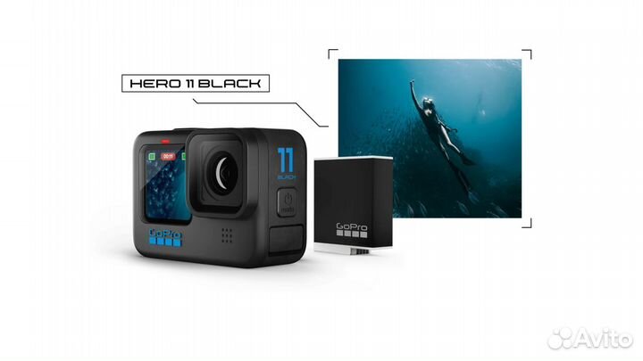 GoPro hero11 Black (камера для спорта и подводных)