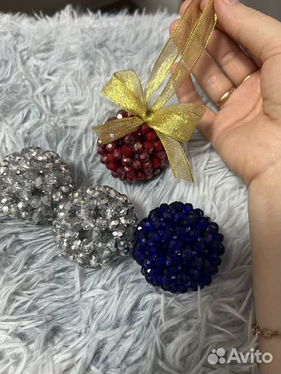 Елочные игрушки ручной работы