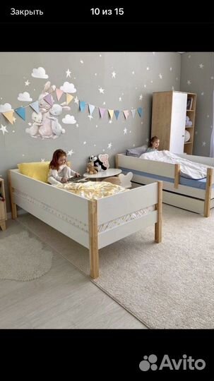 Детская кровать из массива