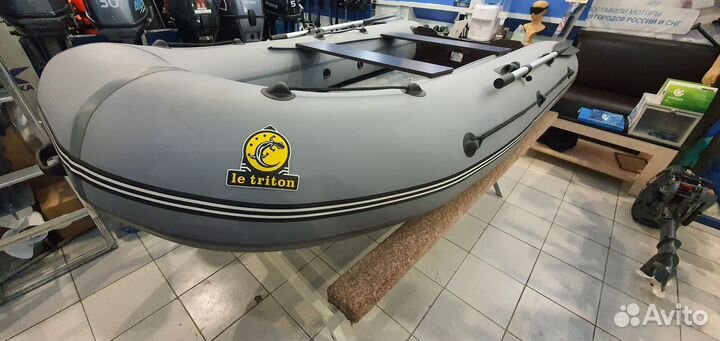 Лодка пвх Triton Air 330 серая