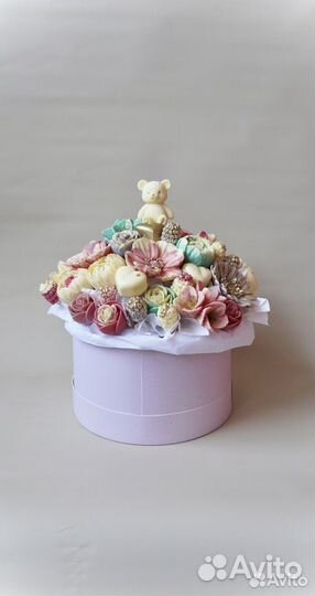 Цветы Бельгийский шоколад (ручная работа)